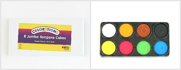 colorations tempera cakes