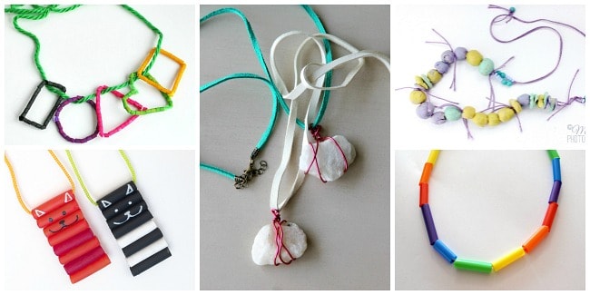 30 Unique Necklace Crafts for Kids