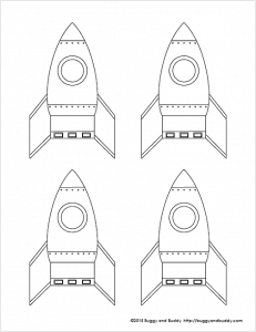 free rocket template