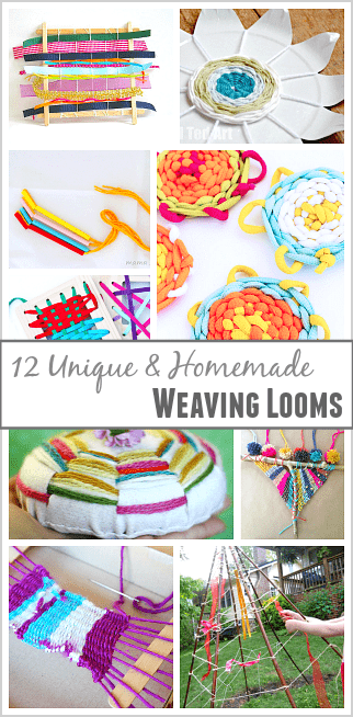 12 Unique and Homemade Looms for Weaving with Kids