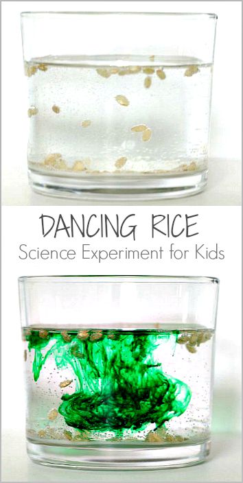 Cool Science Experiment for Kids: Dancing Rice with Baking Soda and Vinegar