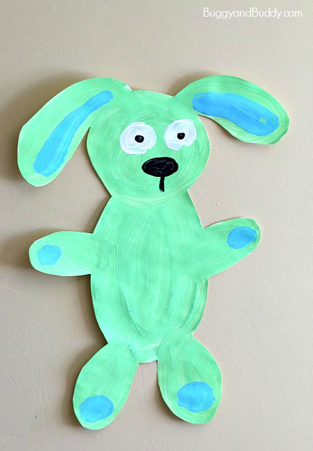 Knuffle Bunny Art Activity for Preschool and Kindergarten