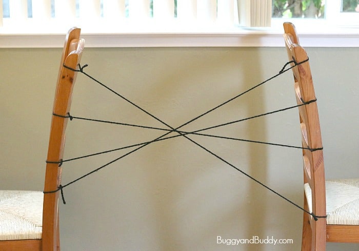 spider web science activity for kids
