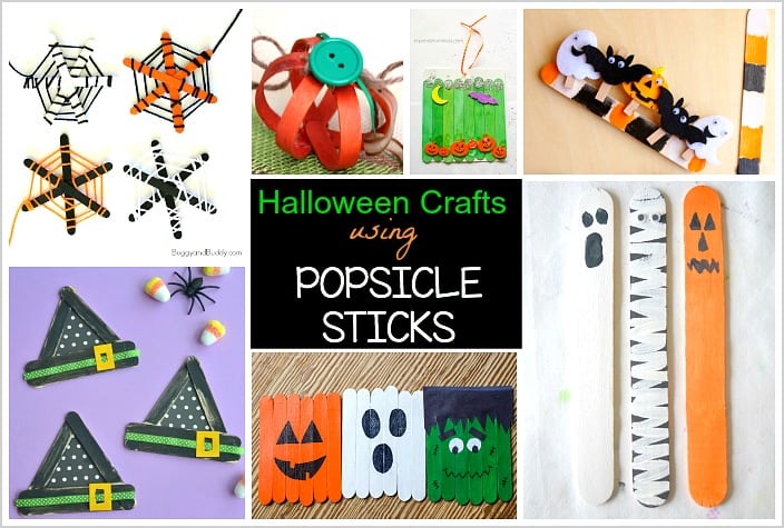 12 Halloween Crafts for Kids Using Popsicle Sticks