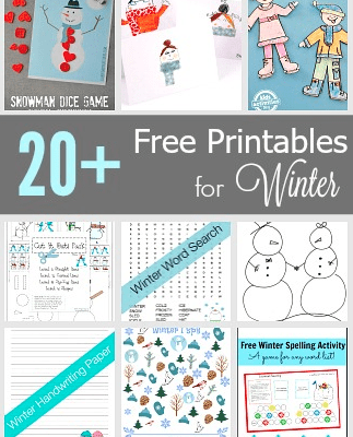Free Winter Printables for Kids