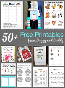 Over 50 Free Printables for Kids