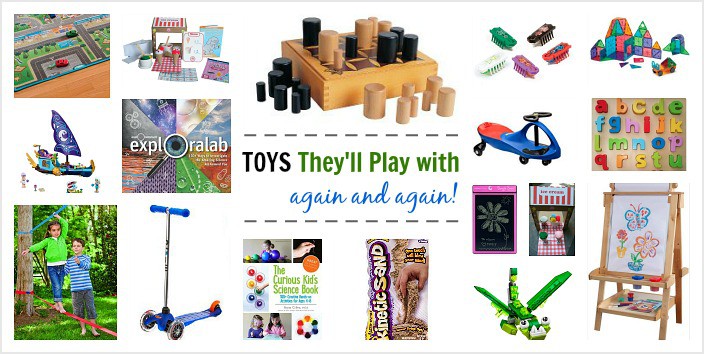 15 Toys Your Child Will Play with Again and Again! (Games, building toys, outdoor toys, and more!)