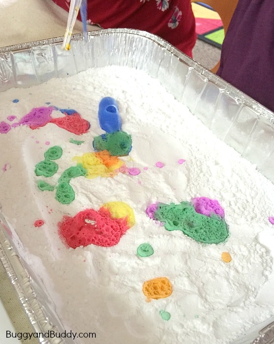 Science and Art for Kids: Colorful Chemical Reactions