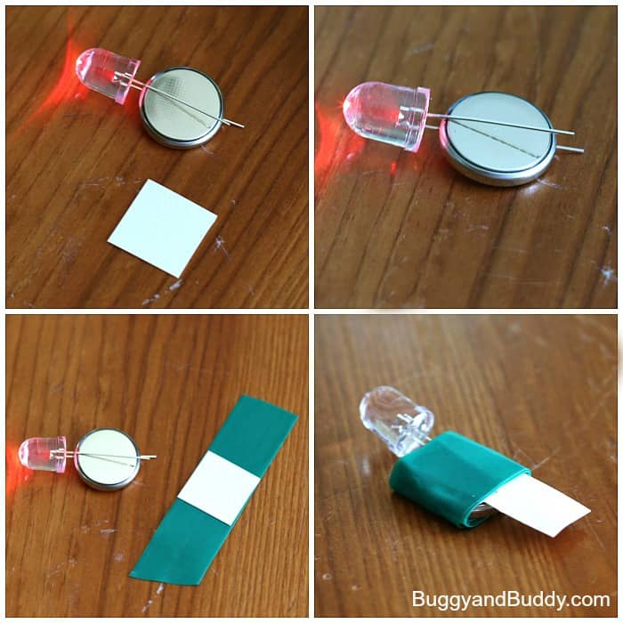 how to make LED throwies that turn off and on
