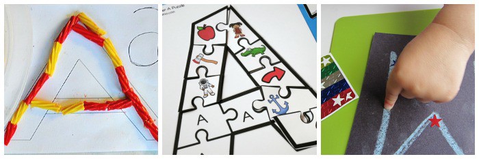 building letters of the alphabet