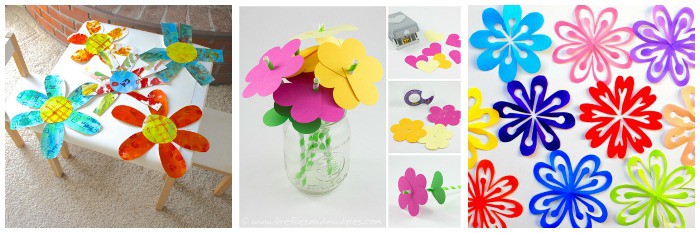paper flower crafts for kids