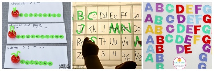 sorting letters of the alphabet