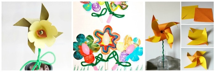 paper flower crafts for kids 