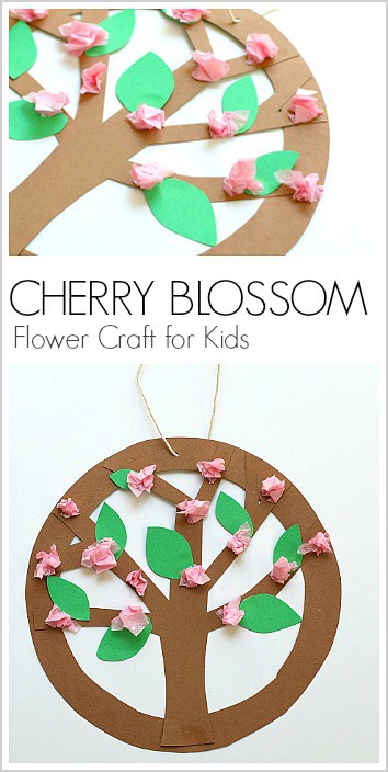 Tree Blossom Flower Craft for Kids