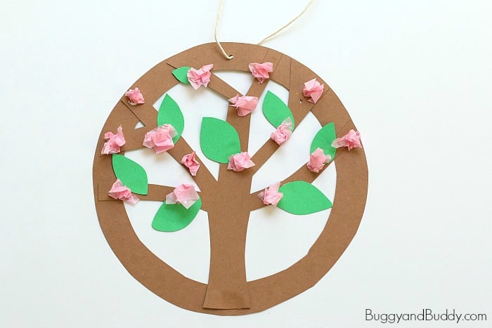 Tree Blossoms Flower Craft for Kids