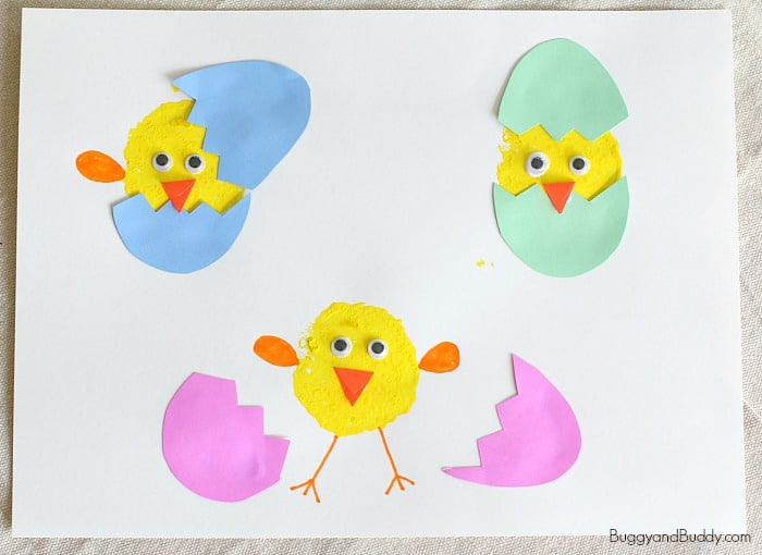 Hatching Spring Chicks Craft for Kids
