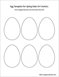 free egg shape template pdf