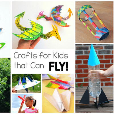 15+ Crafts for Kids that Really Fly