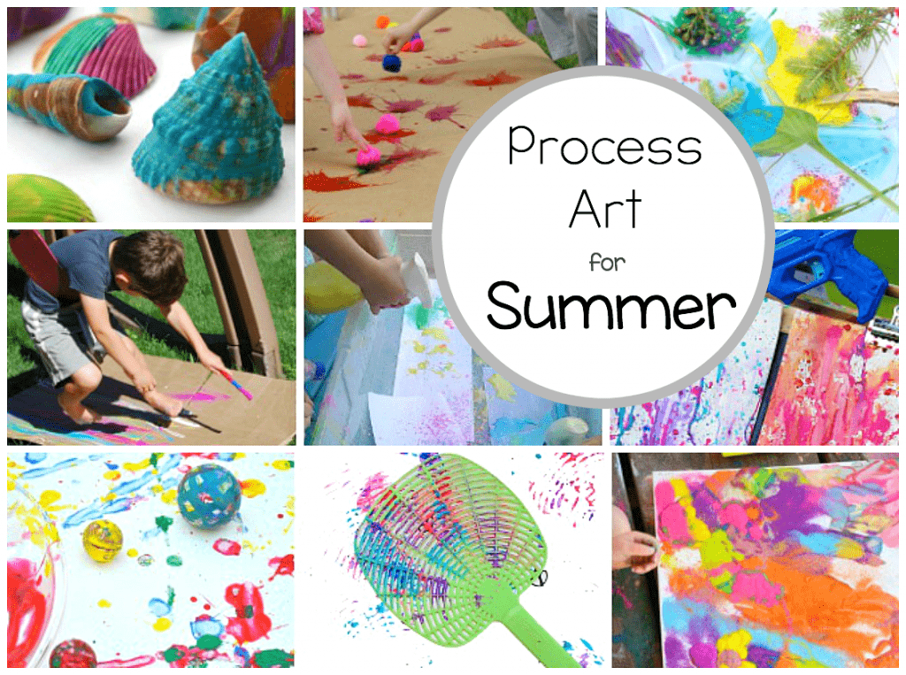 Preschool Process Art Activities Perfect for Summer - Buggy and Buddy