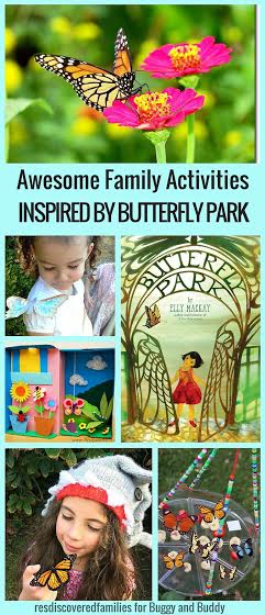 Activities for Kids inspired by the children's book Butterfly Park! 