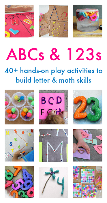 ABCs and 123s: 40+ Literacy and Math Activities for Kids