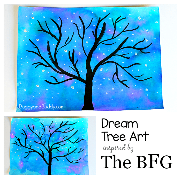 Dream Tree Art Activity for Kids inspired by Disney's The BFG movie