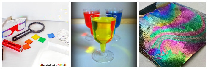 rainbow stem and science activities for kids