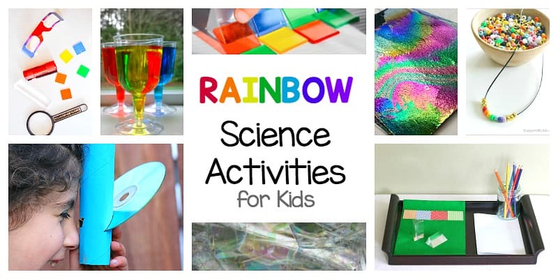 Rainbow Science Activities for Kids - Buggy and Buddy