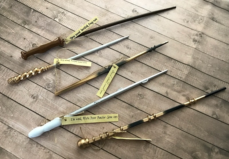 wands for harry potter birthday party