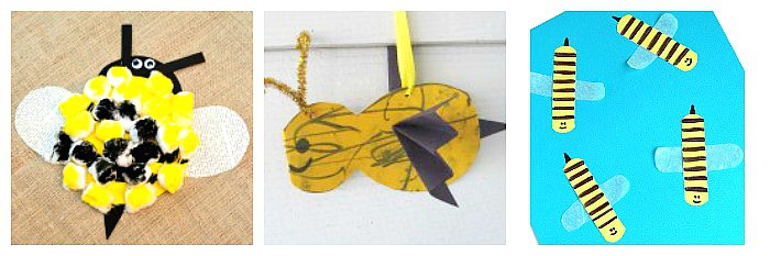 bee crafts for kids