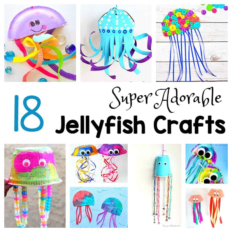 18 super adorable jellyfish crafts for kids