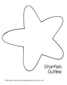 starfish printable template