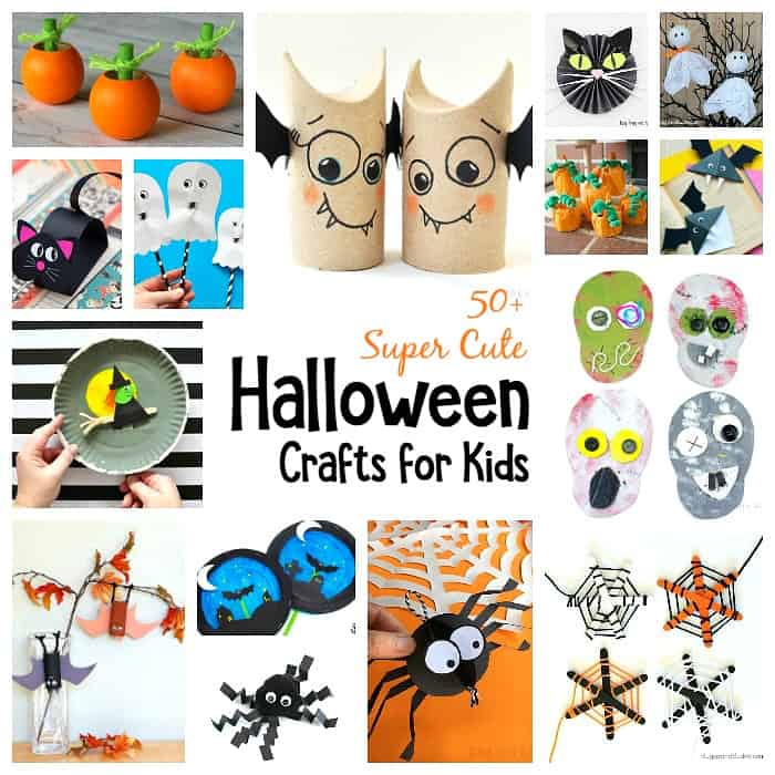50 Super Cool Halloween Crafts for Kids