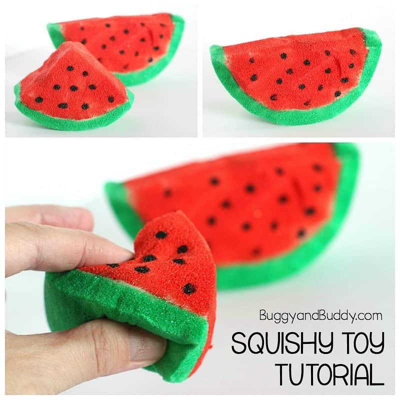 DIY Watermelon Squishy Toy