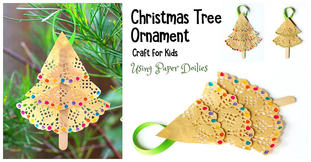 Christmas Tree Ornament Craft For Kids