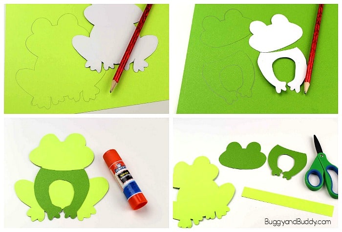 how to make a frog craft for kids