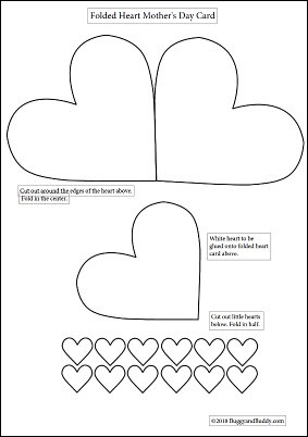 free printable template for mother's day card