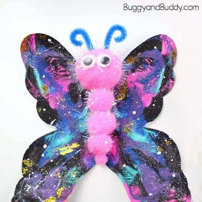 Galaxy Butterfly Art Project for Kids