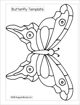 free printable butterfly template