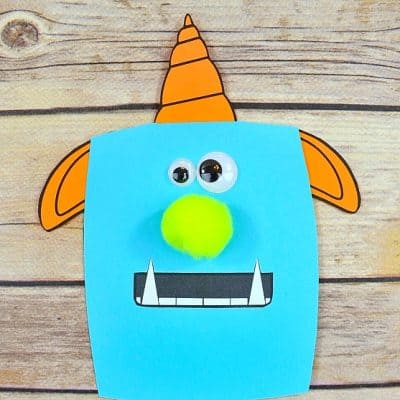 Paper Monster Craft for Kids