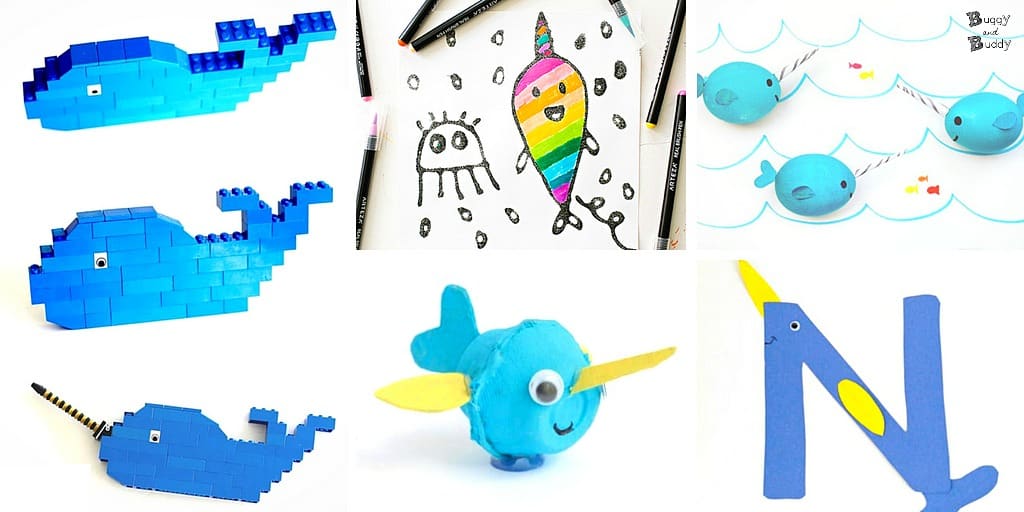 Adorable narwhal crafts and activities for kids