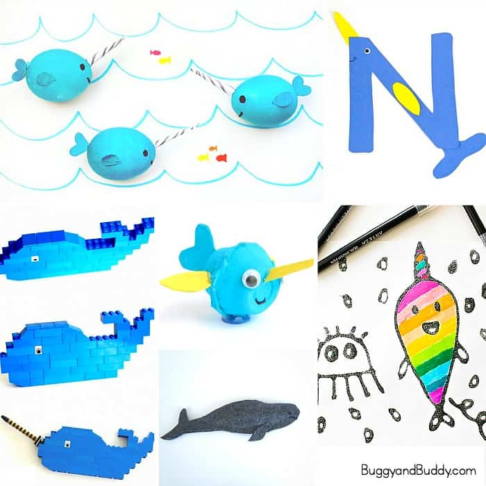 Adorable narwhal crafts and activities for kids