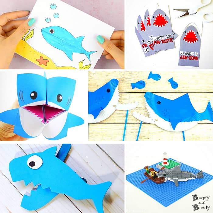 shark crafts and activities for kids