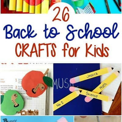 25+ Back to School Crafts for Kids