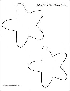 Free printable starfish template pdf